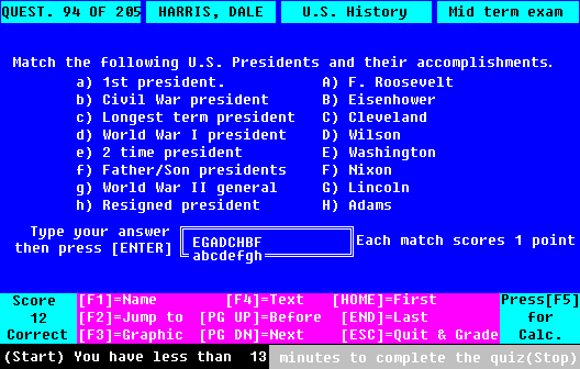 Cross match question.