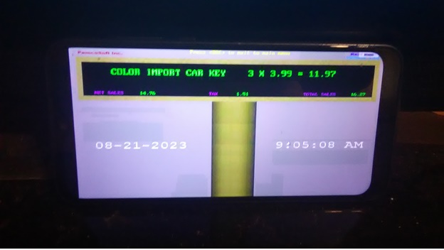 RealPole sample display